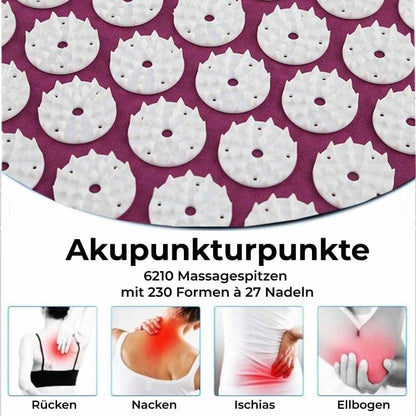 Akupressurmatte und Akupressurkissen